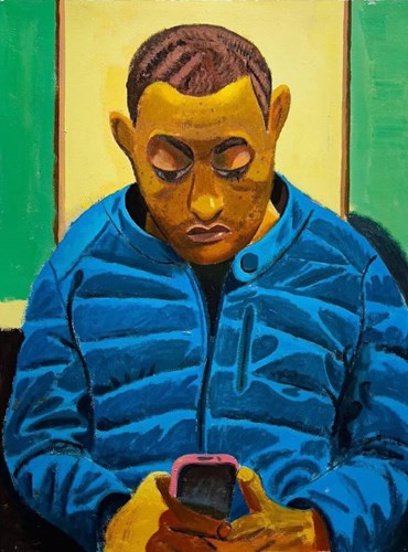 Painting, Morteza Khakshoor, Tube Rider No.7, 2023, 79691