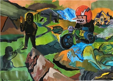 Painting, Pouria Darvish, Dusk, 2020, 36260