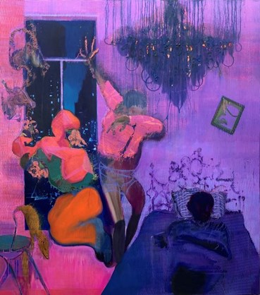 Painting, Taha Heydari, Deathbed, , 67983