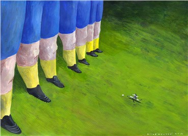 Painting, Milad Mousavi, Football, 2012, 24965