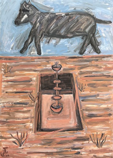 Painting, Farshid Maleki, Grave, 2021, 51653