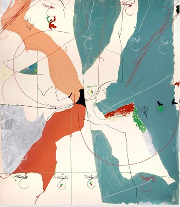 Painting, Maysha Mohamedi, My Alien Pinwheel, 2020, 75384