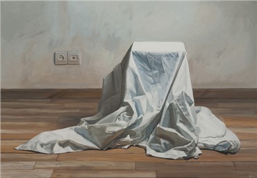Painting, Salman Khoshroo, Still Life with White Sheet, 2012, 8393