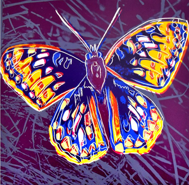 , Andy Warhol, Silverspot Butterfly, 1983, 77008