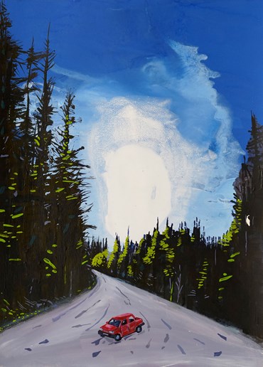 Painting, Mahmoudreza Zandpoor, Untitled, 2024, 75055