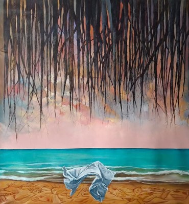 Painting, Saghar Daeiri, Reverse Verses, 2025, 78545