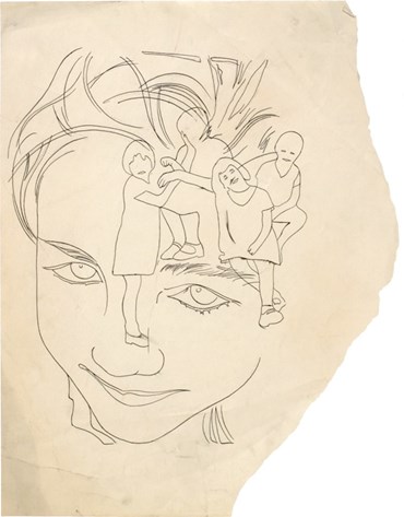 , Andy Warhol, Smiling Girls, 1957, 59585