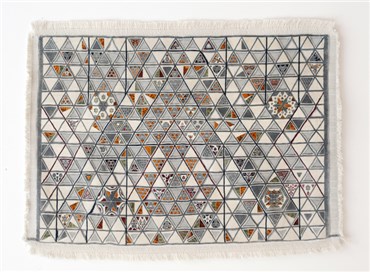 Mixed media, Monir Shahroudy Farmanfarmaian, Untitled Carpet, 2012, 25112