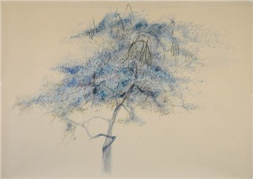 Works on paper, Avish Khebrezadeh, Blue Tree, 2012, 8429