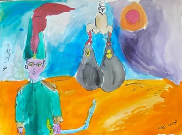 Painting, Ardeshir Mohassess, Untitled, 1996, 72922