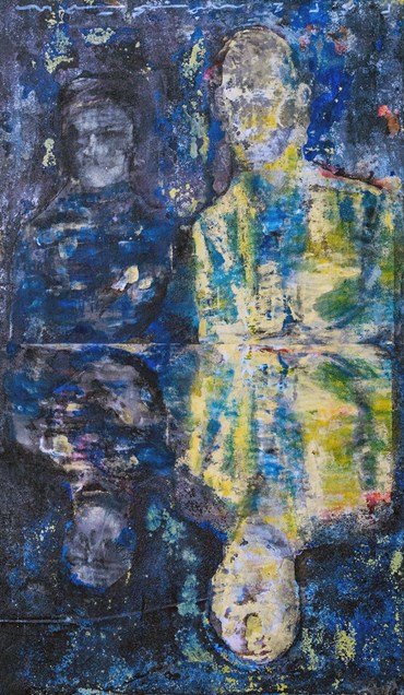 Painting, Malahat MohebKhah, Mom and Dad Sitted , 2023, 76721