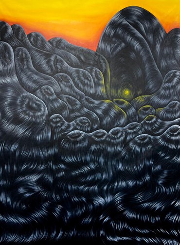 Painting, Homa Arkani, The Empire of Light, 2024, 78704