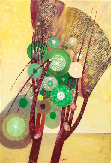 Painting, Abolghasem Saidi, Flowers, 1990, 16990