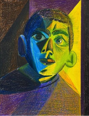 Painting, Morteza Khakshoor, Boy at Night, 2023, 79686