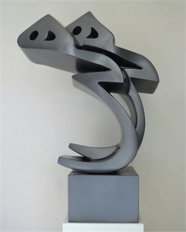 Sculpture, Parviz Tanavoli, Heech Lovers, 2010, 49