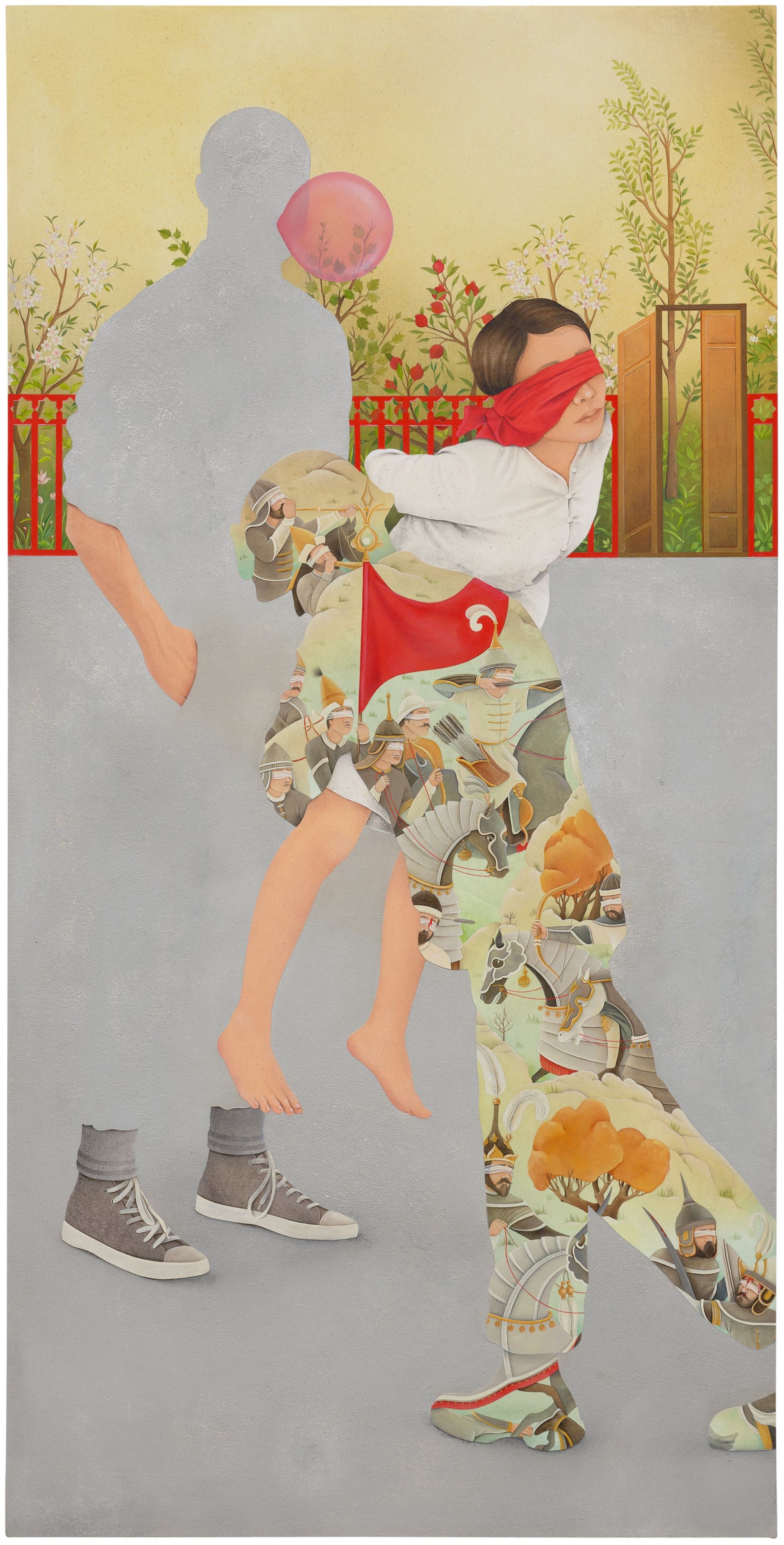 Arghavan Khosravi, A Cement Wall, 2018