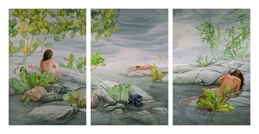 Painting, Morteza Pourhosseini, Pale Vision, 2025, 81039