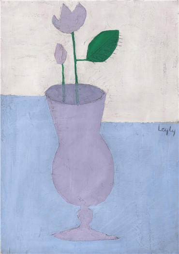 Painting, Leyly Matine Daftary, Vase with Flowers, 1965, 4857
