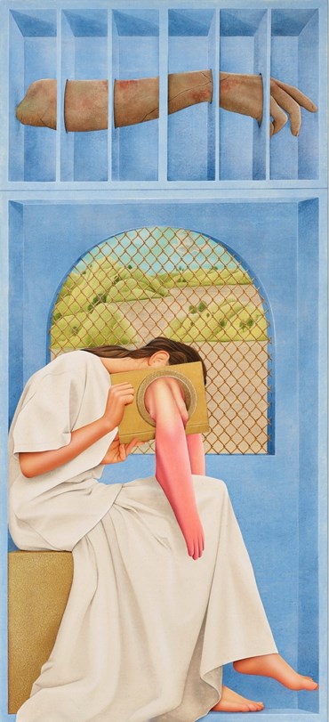 Painting, Arghavan Khosravi, New Normal, 2020, 72135