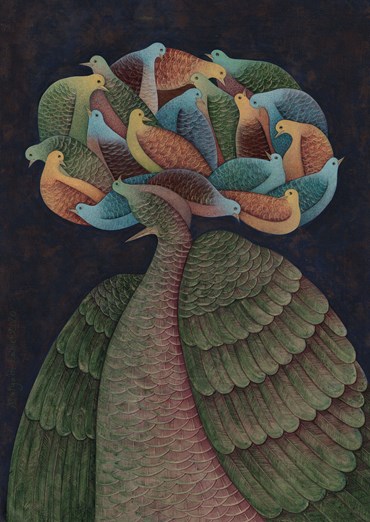 Painting, Maryam Lamei, My Thoughts, 2020, 78067