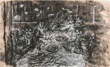Works on paper, Majid Fathizadeh, Dinner Table, 2016, 18657
