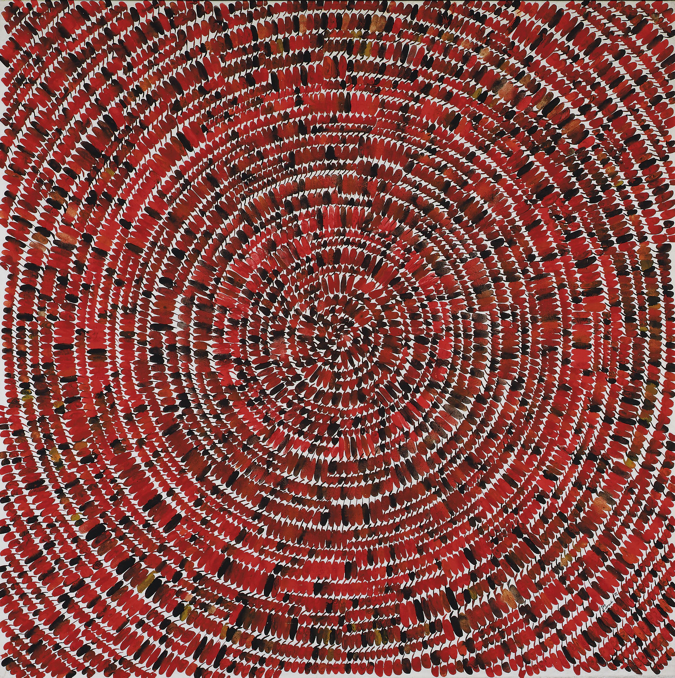 Charles Hossein Zenderoudi, Vav+Hwe, 1972