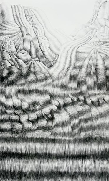 Drawing, Homa Arkani, Cornrows, 2024, 78710