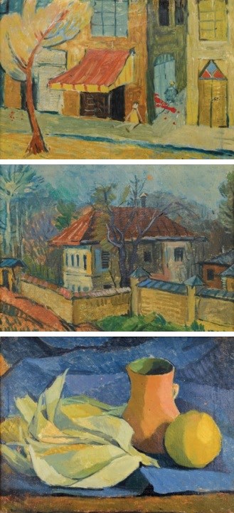 Painting, Mansour Ghandriz, Street/ Summer House/ Still Life, , 77376