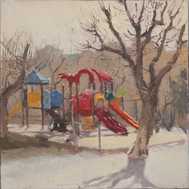 Rasoul Akbarlou, Winter at the Playground, 2023, 0