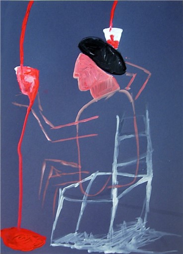 Painting, Ala Dehghan, Tears Chair, 2009, 10930