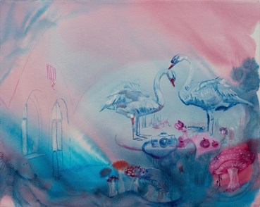 Painting, Saba Farhoudnia, The Pickle Room of Time, 2025, 80725