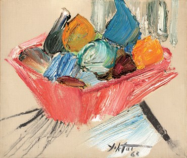 Painting, Manoucher Yektai, Bowl of Fruit, 1965, 20258