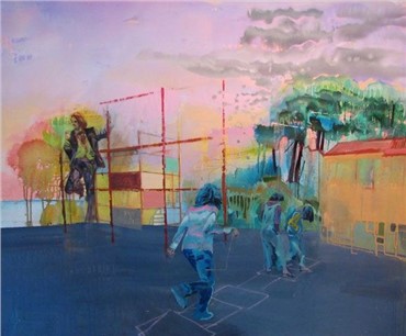 Painting, Mehdi Farhadian, Ley Ley and Majnon, 2007, 7038
