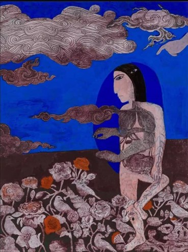 Painting, Samira Abbassy, Ensouled, 2024, 76828