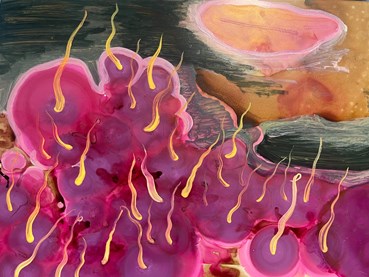 Painting, Saba Farhoudnia, Brushstrokes of Scientific Ingenuity, 2023, 73102