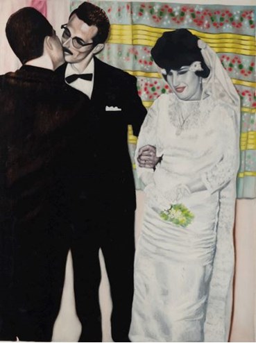 Painting, Ghasem Hajizadeh, Marriage, 2000, 71087