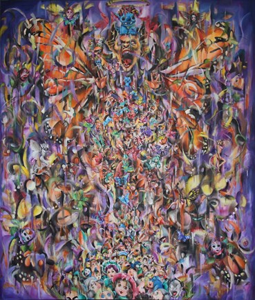 Painting, Nafiseh Emran, The Dream of Wisdom Creates Demons, , 76708