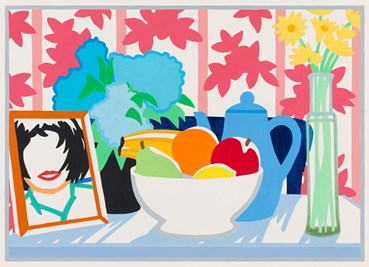 , Tom Wesselmann, Study for Still Life with Fruit, Daisies and Monica, 1988, 71505