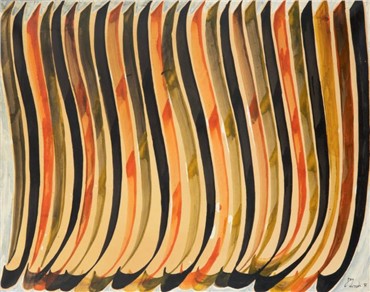 , Charles Hossein Zenderoudi, Untitled, 1971, 5080