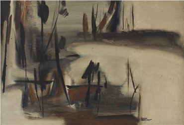Painting, Sohrab Sepehri, The Glade, 1960, 14877