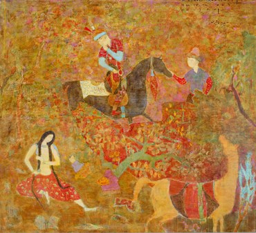 Painting, Reza Derakshani, Khosrow and Shirin, 2007, 81426
