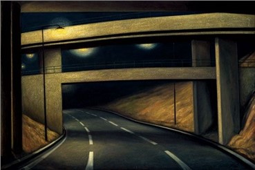 Painting, Samila Amirebrahimi, Highway Bridge, 1995, 7240