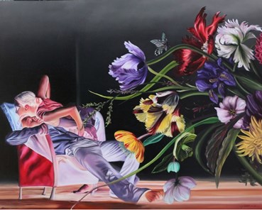 Painting, Roghayeh Najdi, Search and Premature Dream, 2024, 77492