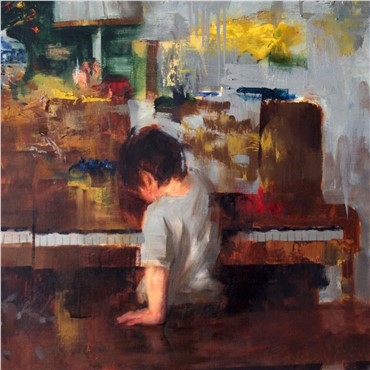 Painting, Darvish Fakhr, Untitled, 2015, 2970