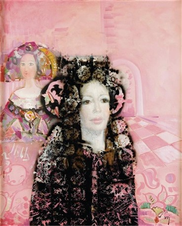 Painting, Nasser Ovissi, Mujer, 1980, 4463
