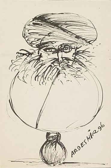 Drawing, Ardeshir Mohassess, Untitled, 1996, 72893