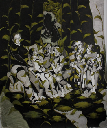 Painting, Atousa Bandeh, Curtain, 2011, 42370