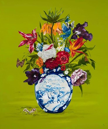 Painting, Mahsa Tehrani, Vase No 1, 2022, 56892