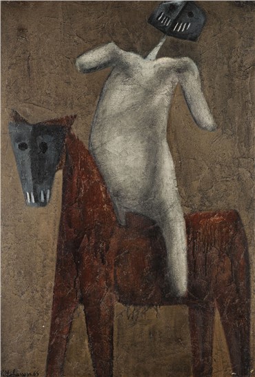 Painting, Bahman Mohassess, Untitled, 1965, 7603