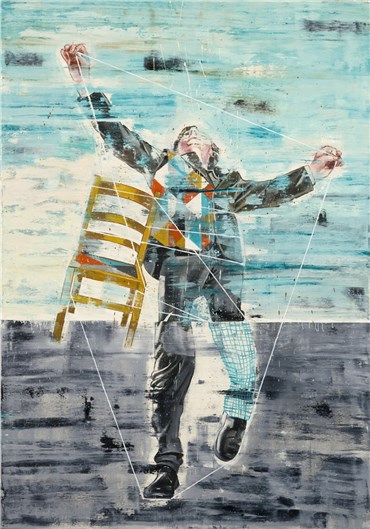 Painting, Nikzad Nodjoumi (Nicky), Caught in the Game, 2011, 22693